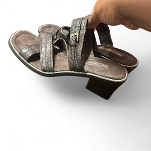 Brown Women's Heeled Sandals